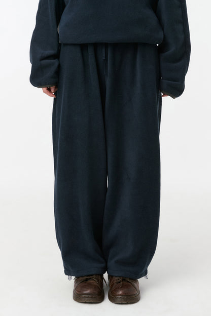 SIGNATURE EMBROIDERY FLEECE PANTS, NAVY