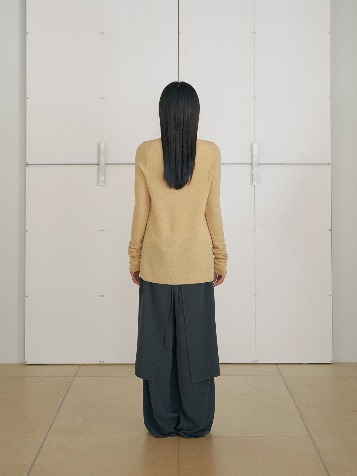 MARAN Alpaca Button Cardigan - Beige 商品画像16/21