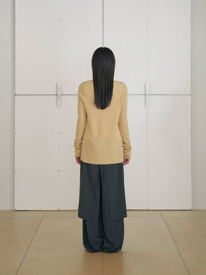 MARAN Alpaca Button Cardigan - Beige 商品画像16/21