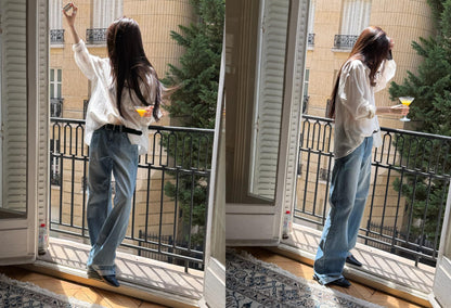 Wide Cuff Denim