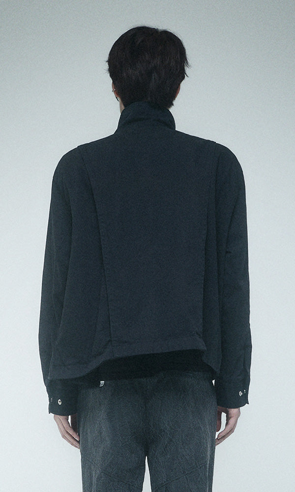 Reculer Drape field jacket(ウォッシュドブラック) 商品画像1/7