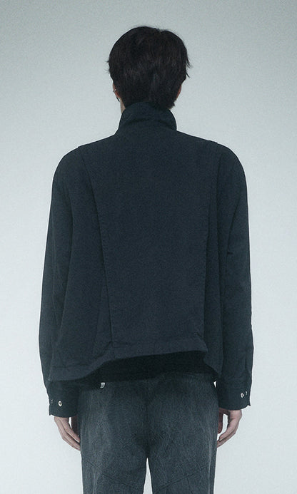 Reculer Drape field jacket(ウォッシュドブラック) 商品画像1/7