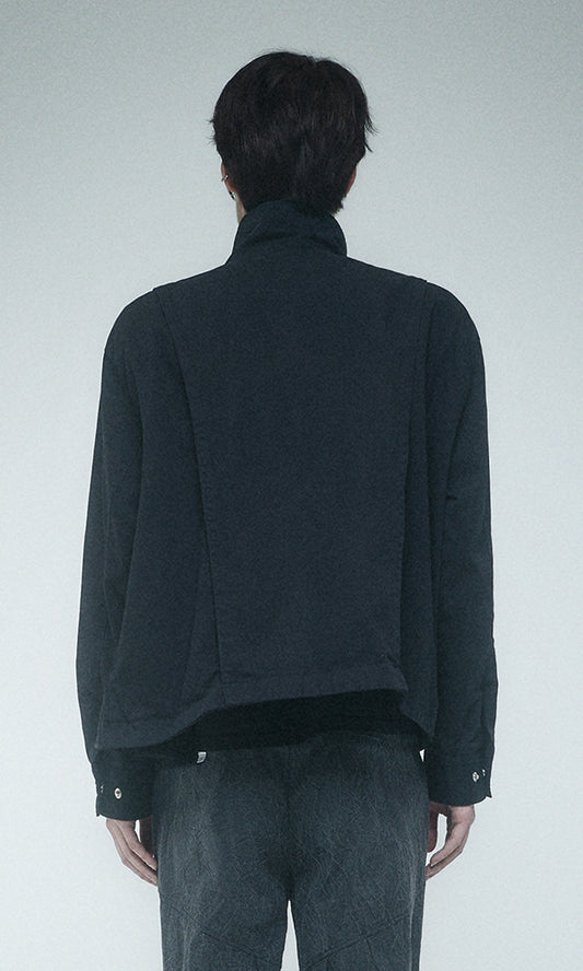 Reculer Drape field jacket(ウォッシュドブラック) 商品画像1/7