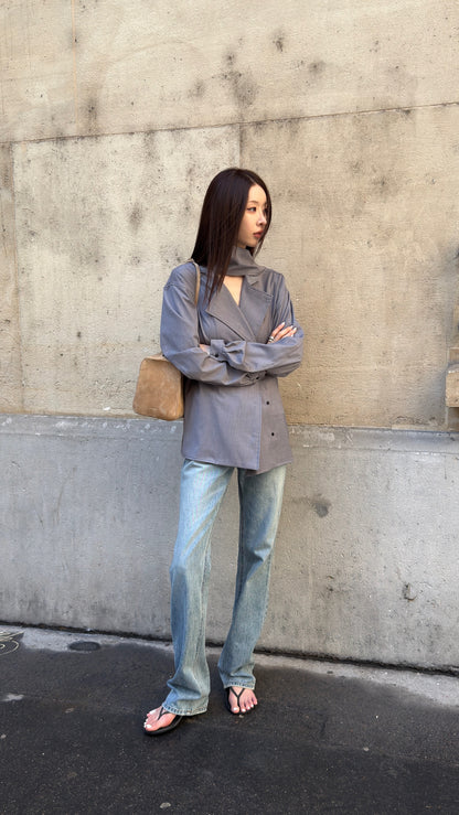 Shoulder Muffler Shirt