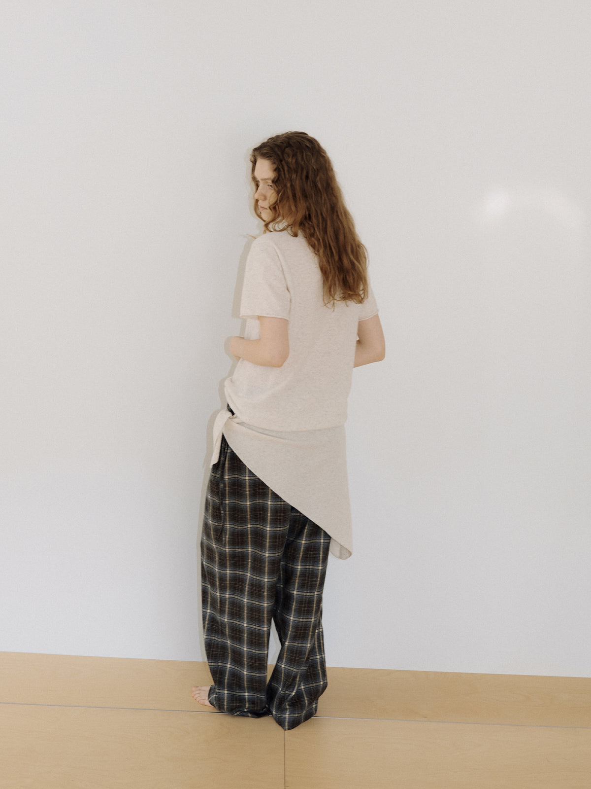 Triangle Scarf - Oatmeal 5