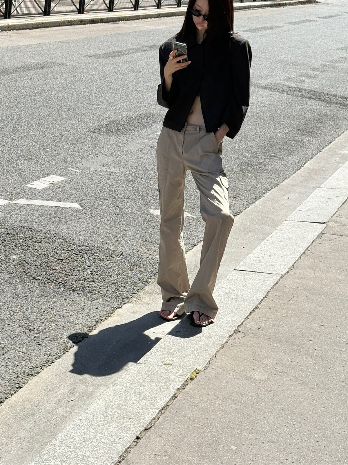 Cargo Roll-up Pants