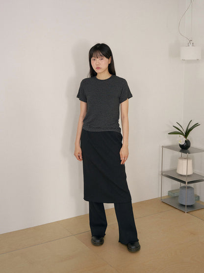 Lino Flare Pants - Black 4