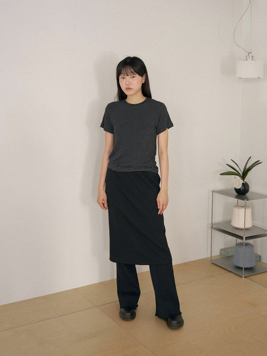Lino Flare Pants - Black 4