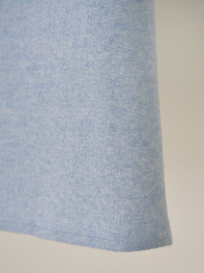 Cashmere Square Scarf - Blue 7