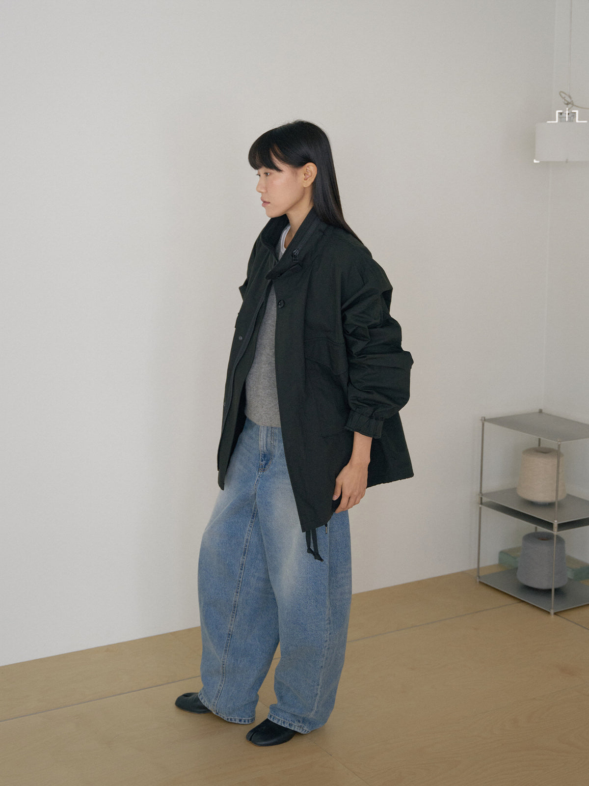 Pocket Detail Jacket - Black 4