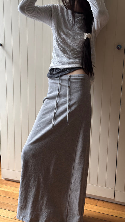 Cotton Maxi-Skirt