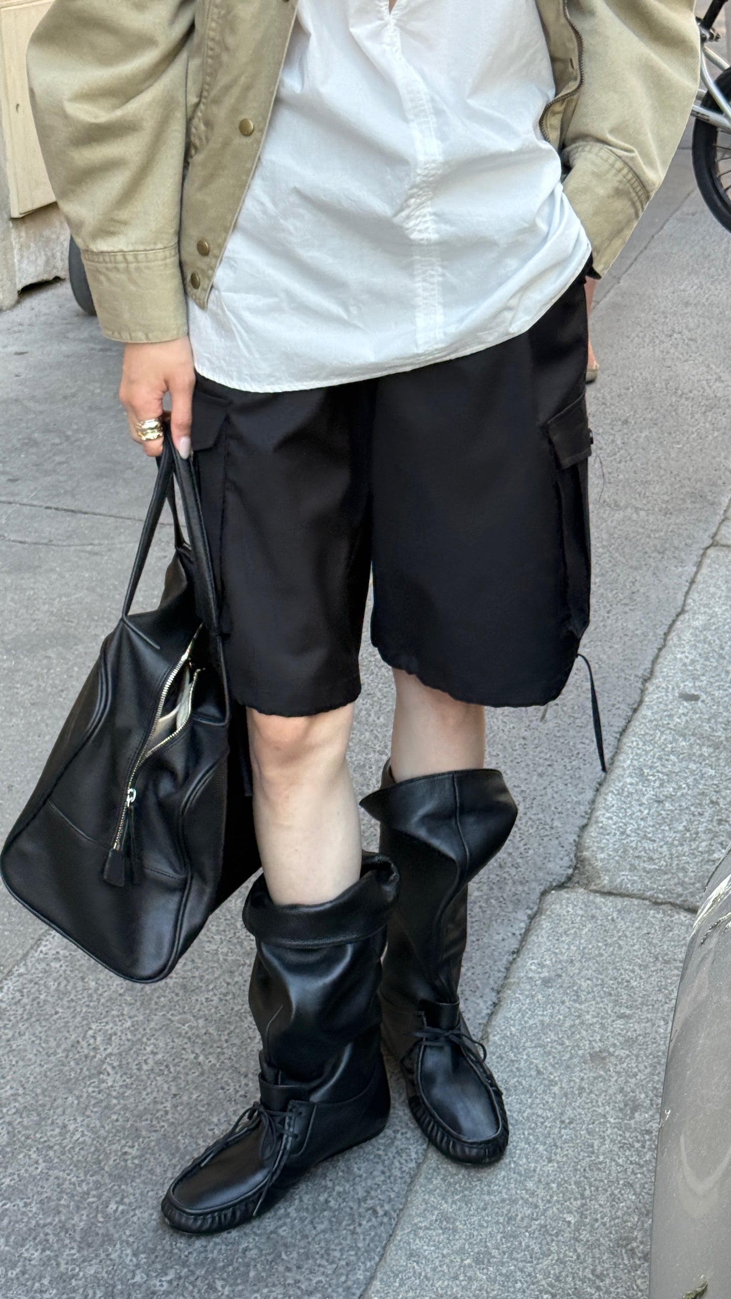 Cargo Capri Pants