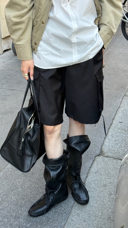 Cargo Capri Pants