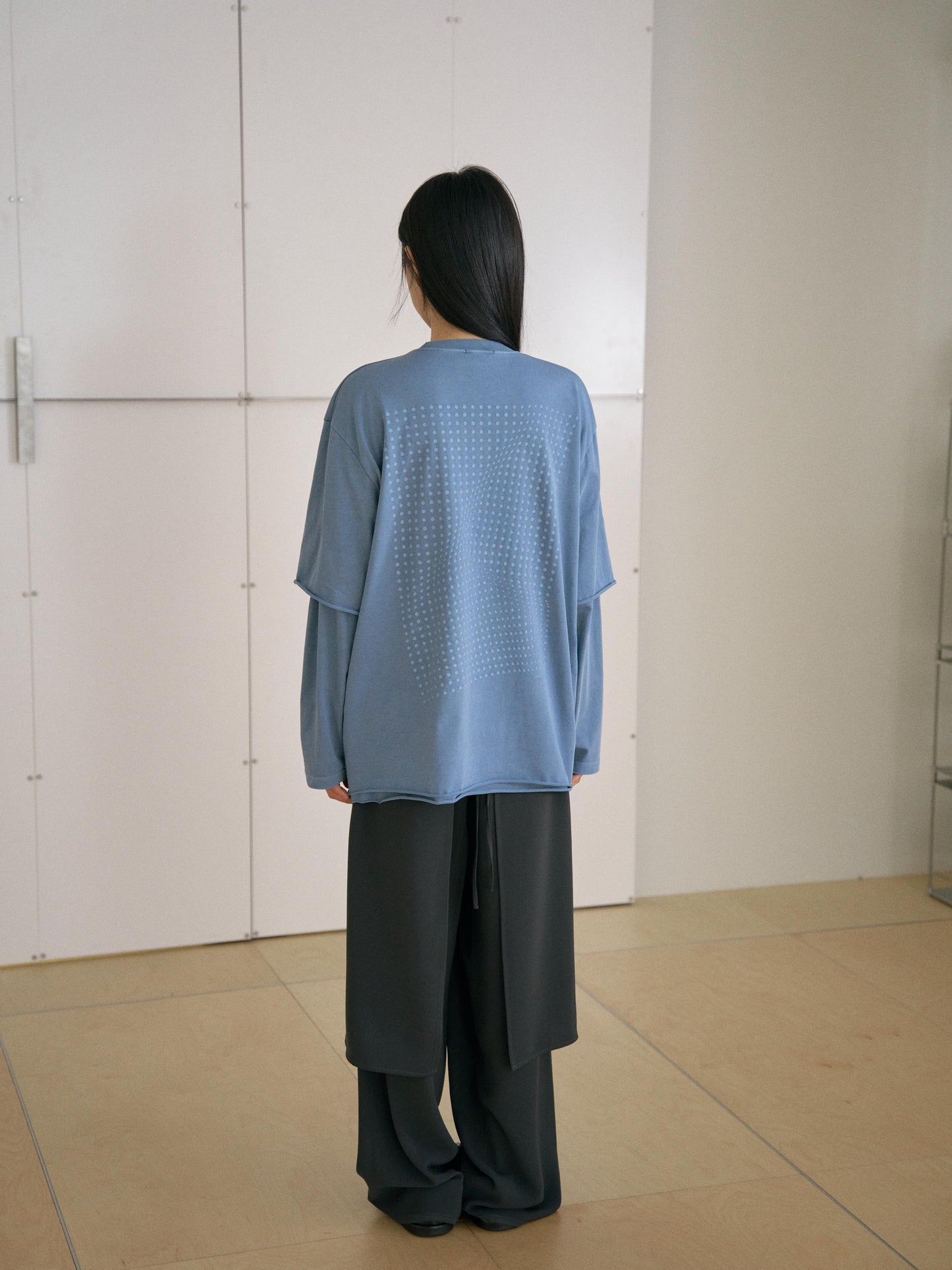 Pigment Layered Long Sleeve - Blue