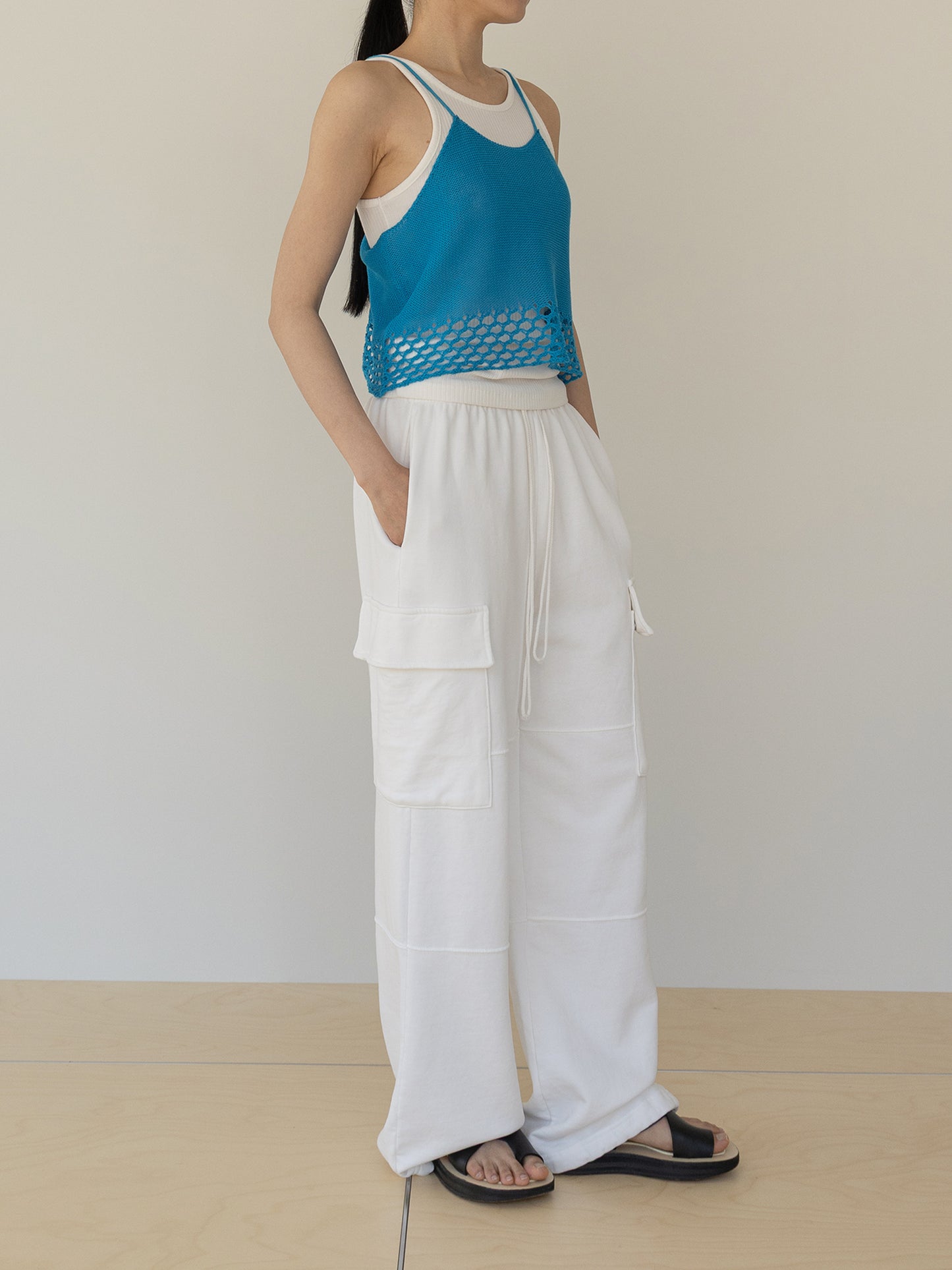Block Sleeveless-BLUE 