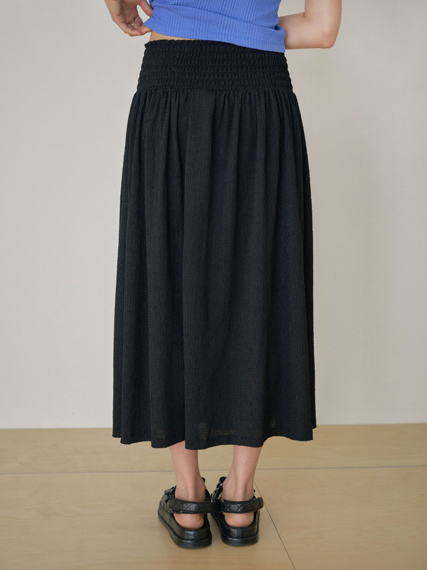 Soft Banding Skirt - Black