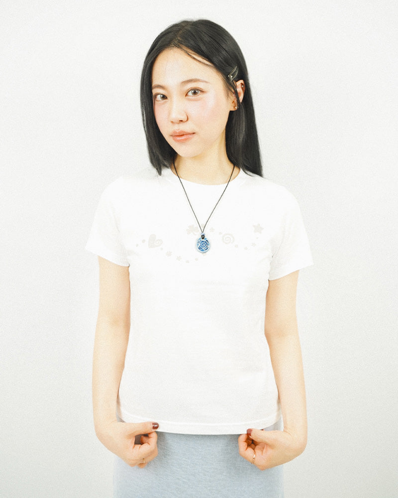WAVE WAY TEE -WHITE