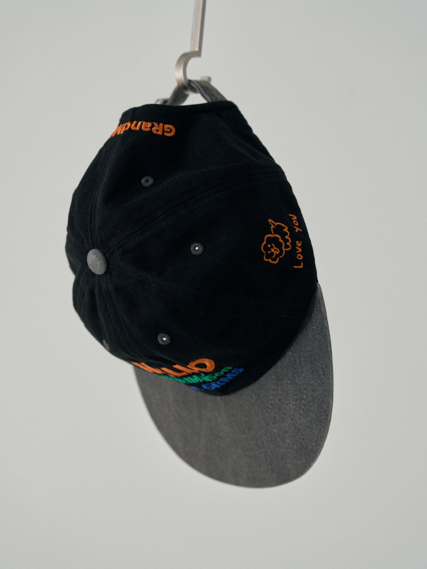 Grand Maison Washed Ball Cap - Black