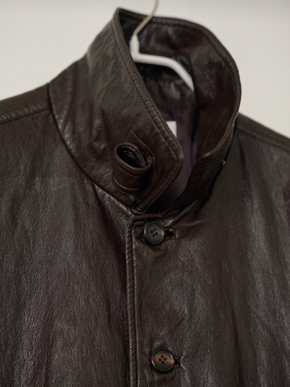 MARAN Soft Leather Blouson - Brown 商品画像19/21