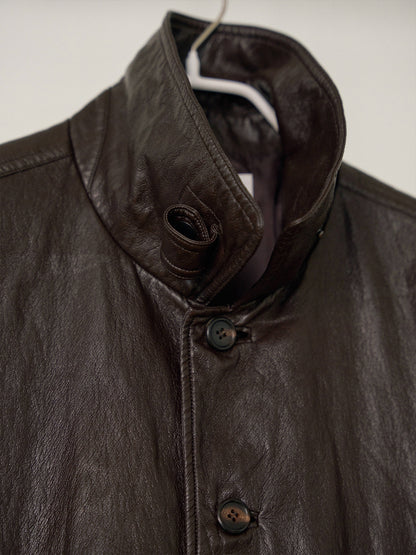 MARAN Soft Leather Blouson - Brown 商品画像19/21