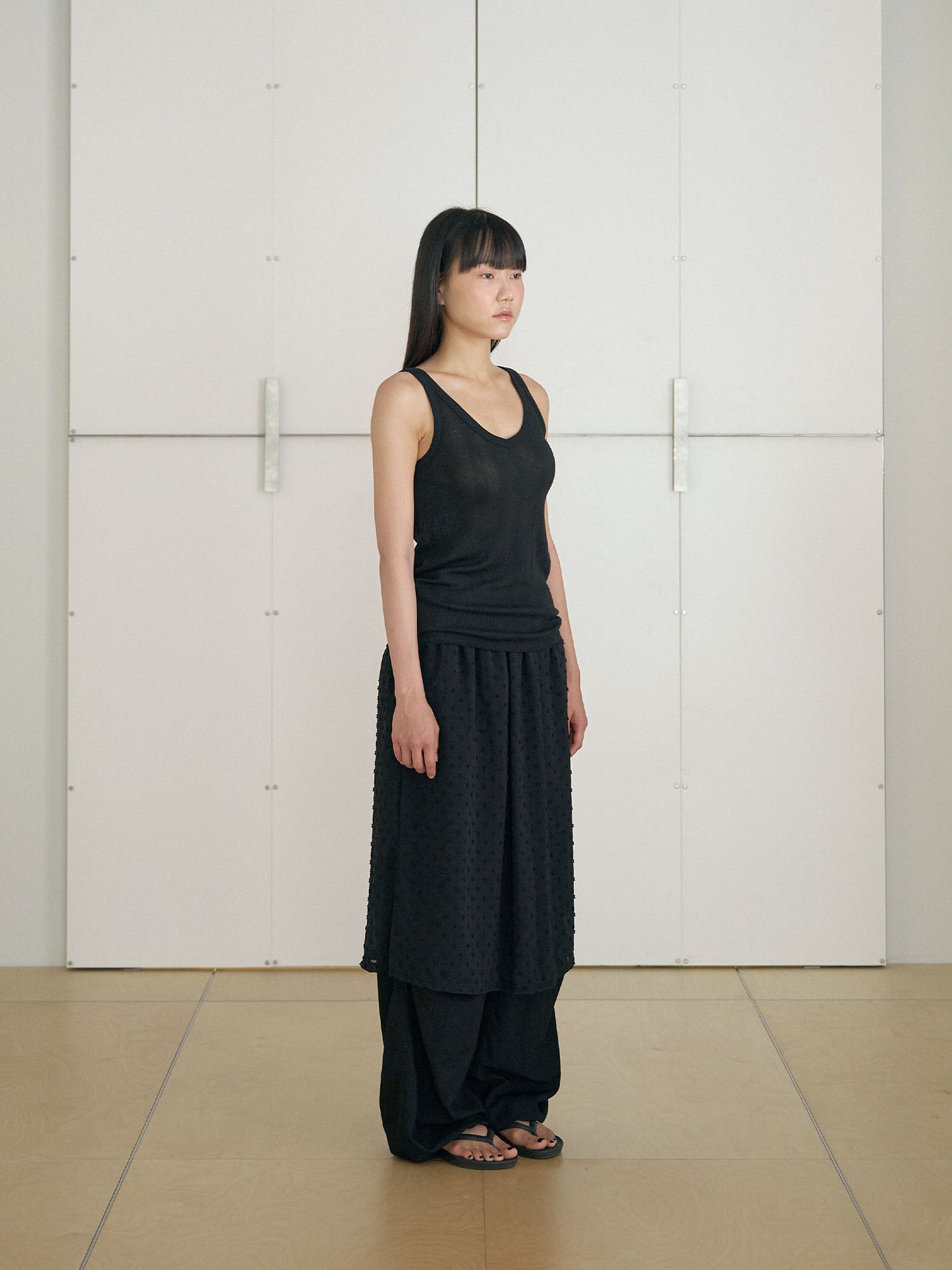 Summer V-neck Sleeveless - Black
