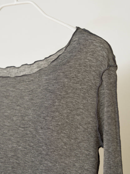 Wave Long Sleeve – Charcoal