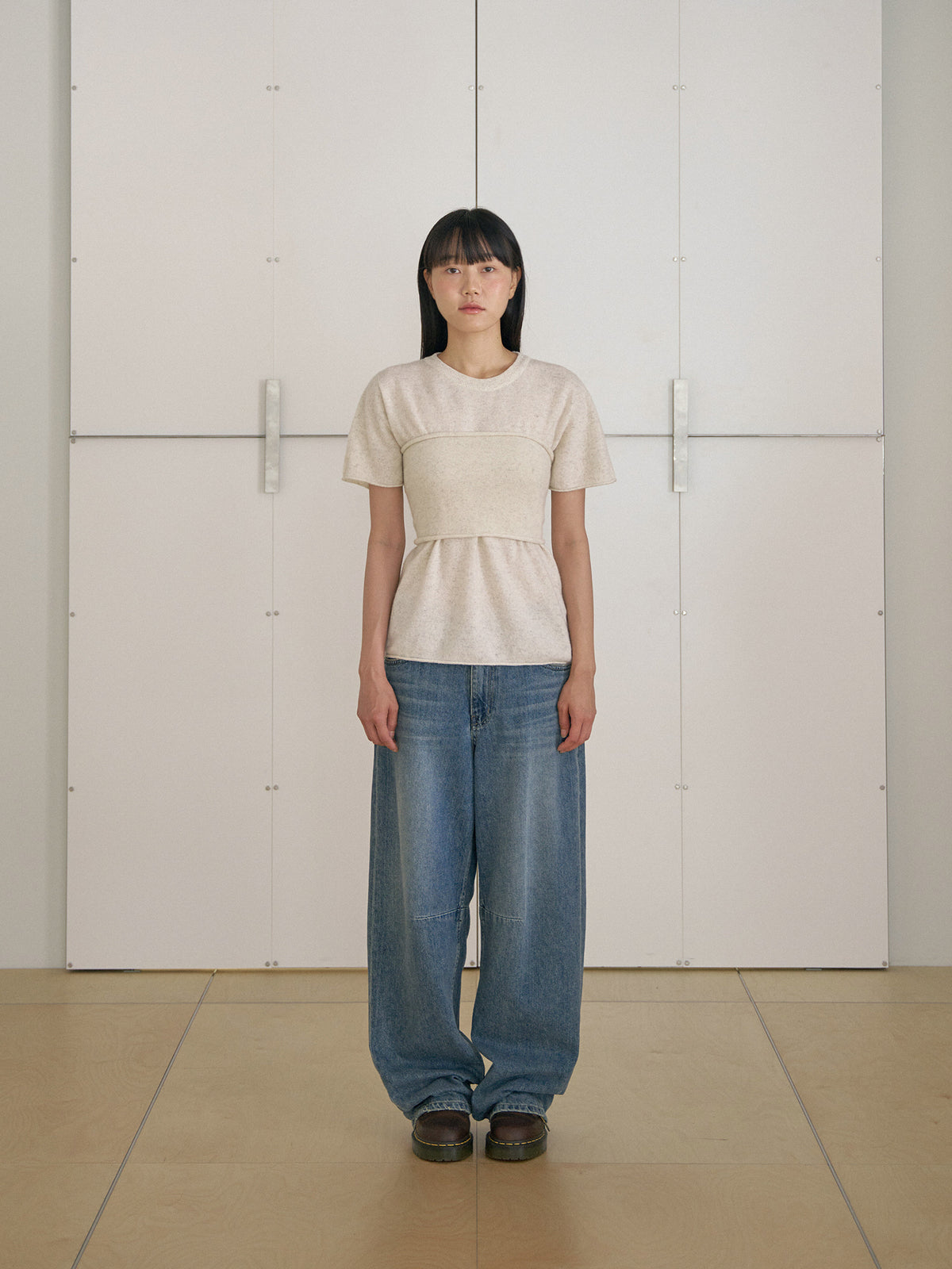 Cashmere Bustier - Oatmeal 12