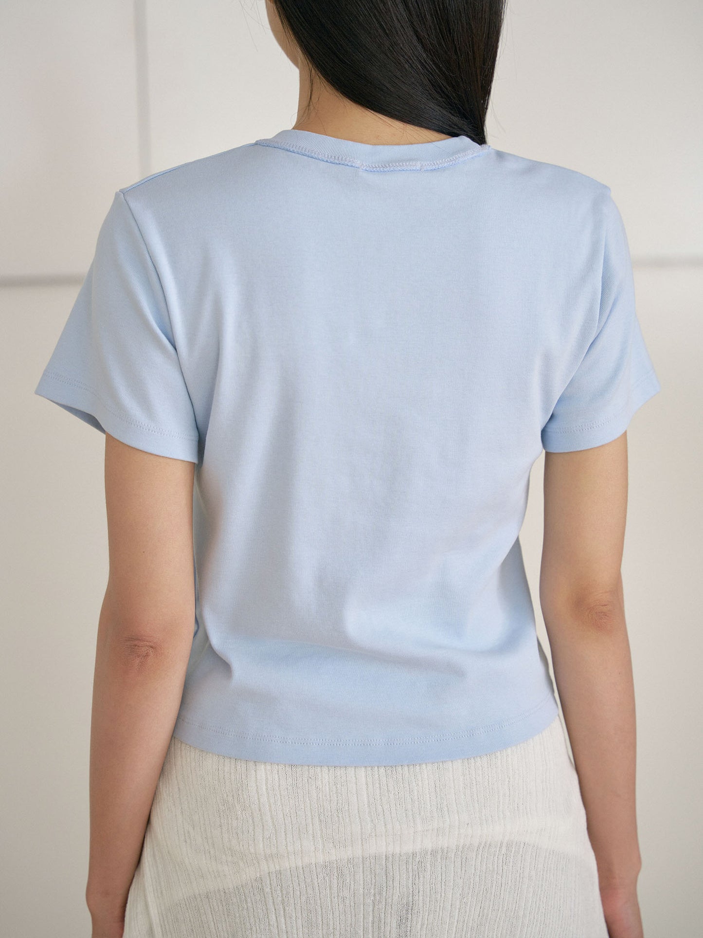 Soft Rib Short Sleeve - Blue