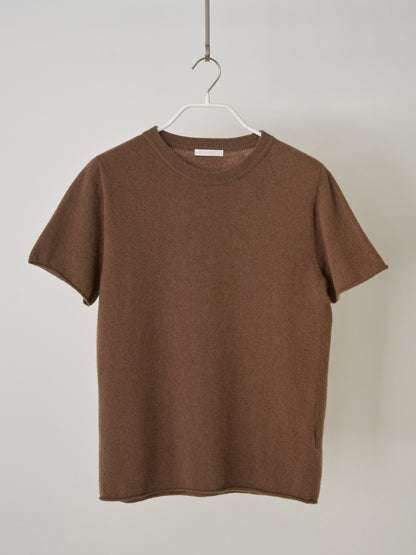 MARAN Cutoff Short Sleeve Pullover - Brown 商品画像18/21
