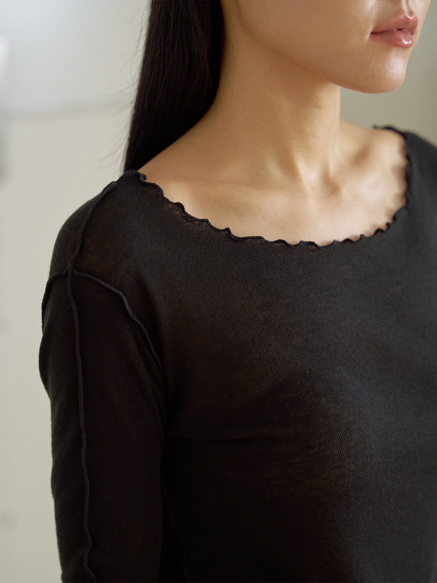 Wave Long Sleeve – Black