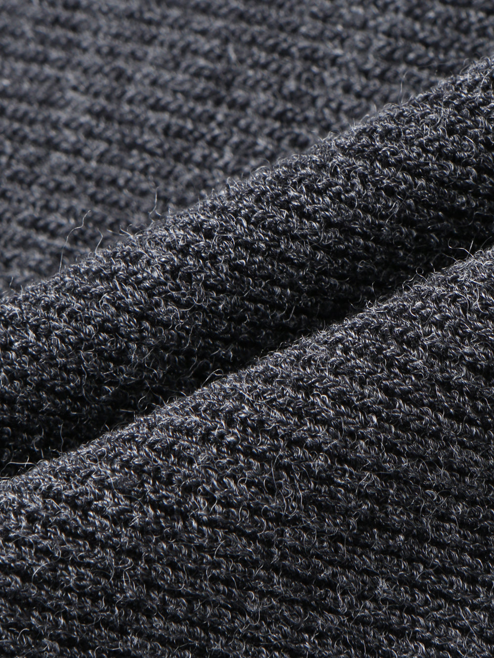 Pearl Snap Ribbed Cardigan 生地アップ