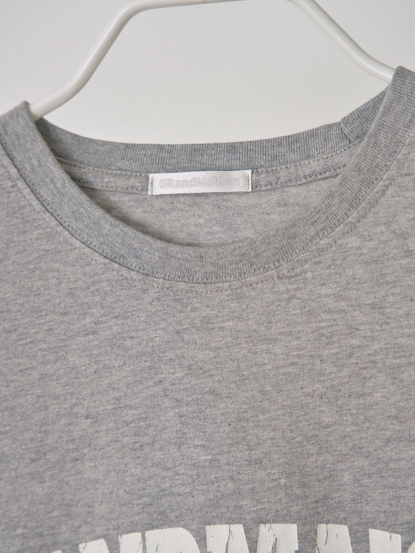 Crack Lettering Short Sleeve - Gray