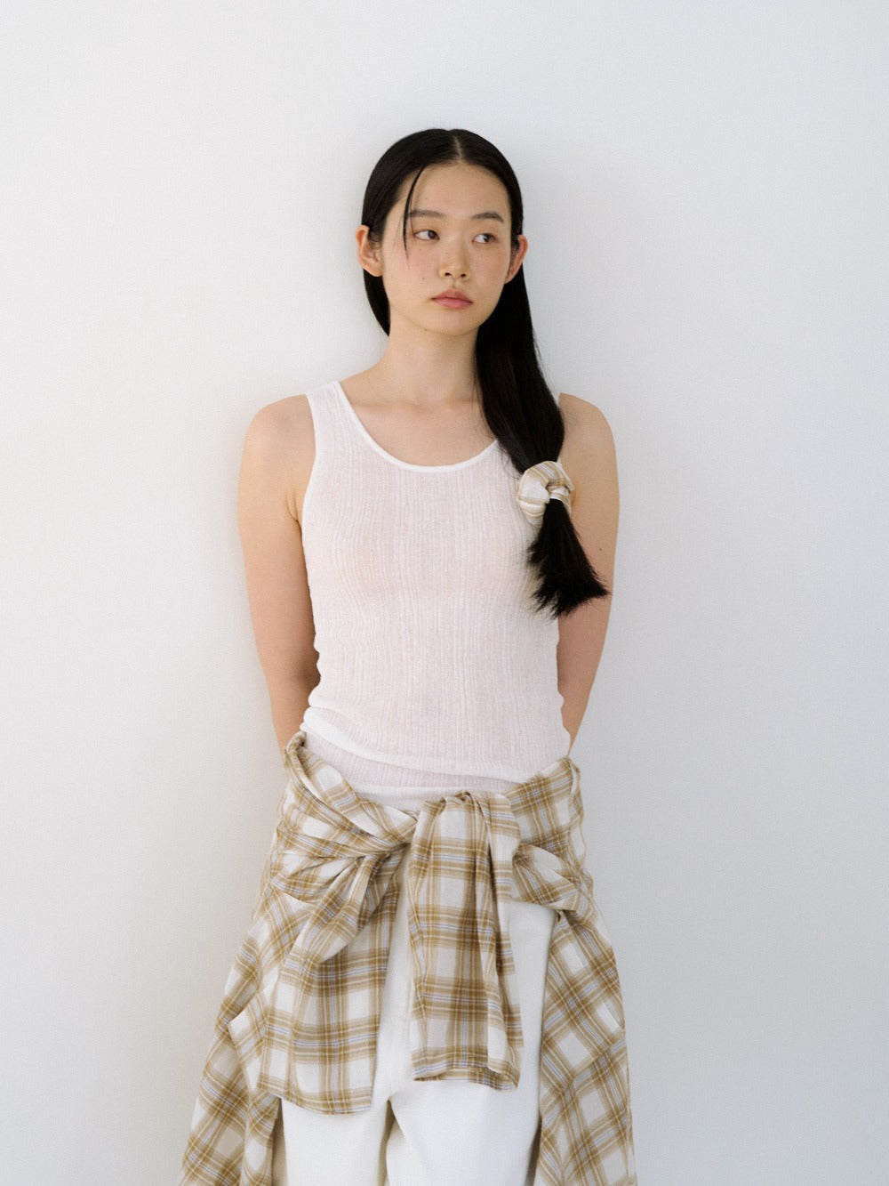 Multi Rib Sleeveless - Ivory