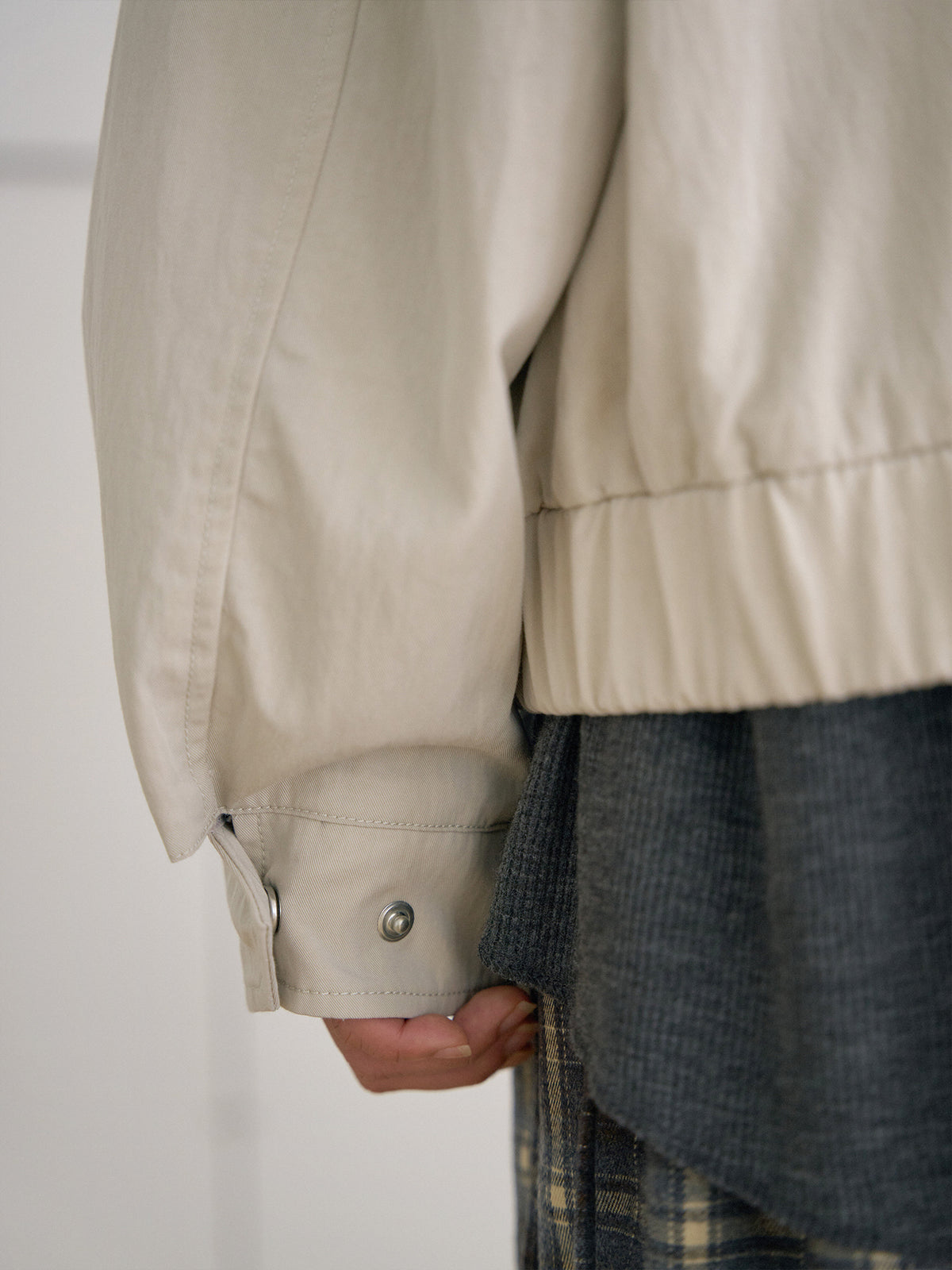 MARAN Washed Gabardine Blouson - Beige 商品画像21/21