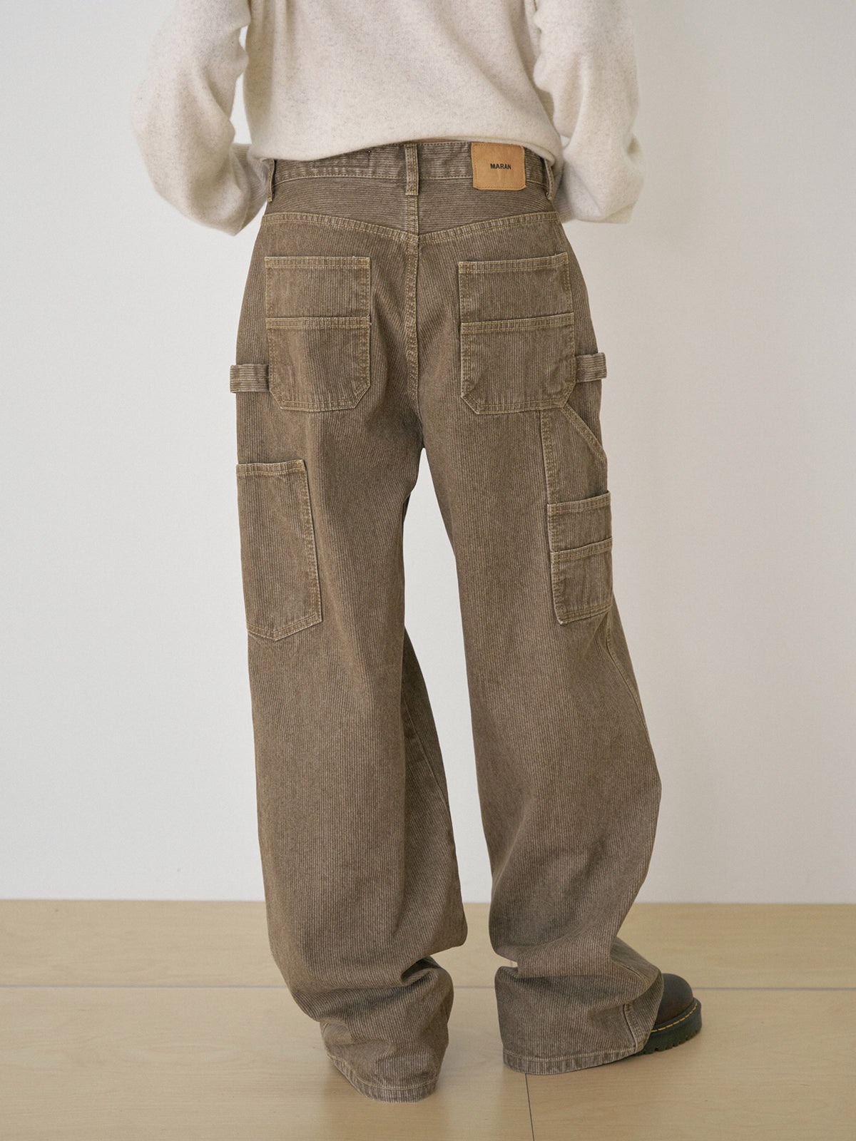 Corduroy Work Pants - Beige 1