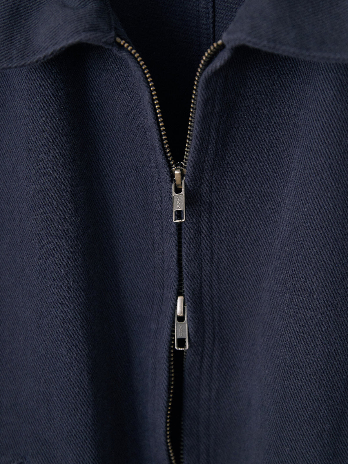 Cotton Twill Crop Jacket - Navy 11