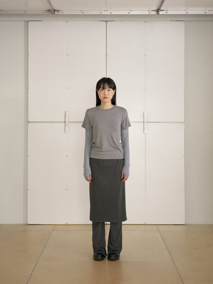 Pigment Rib Skirt - Charcoal 12