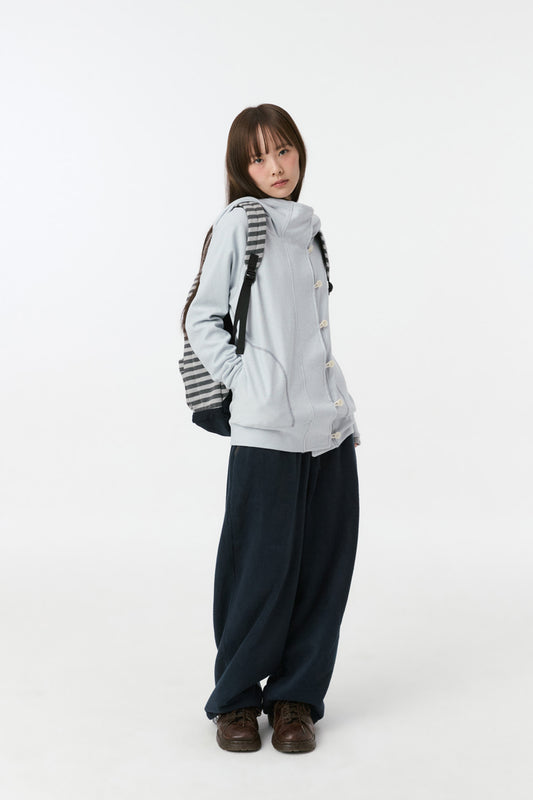 SIGNATURE EMBROIDERY FLEECE PANTS, NAVY