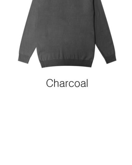 クリーンハーフポロニット CHARCOAL