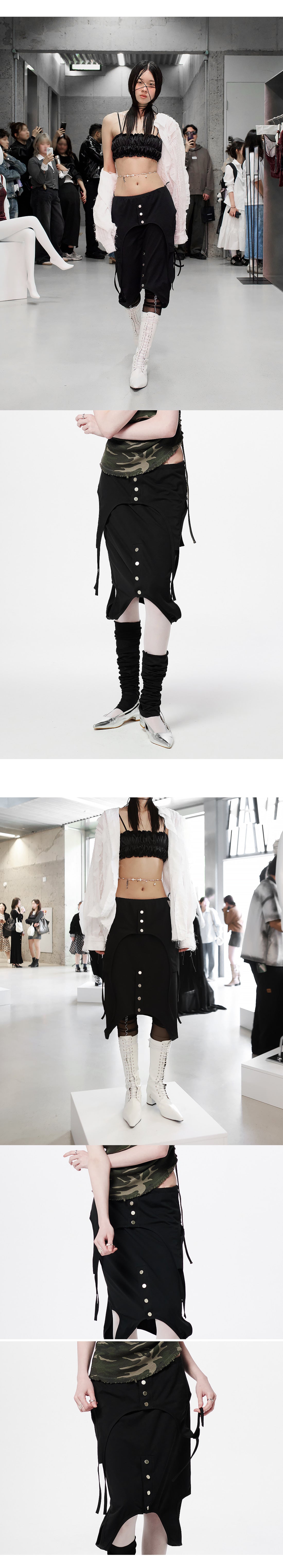 Sleeveless Layered Skirt