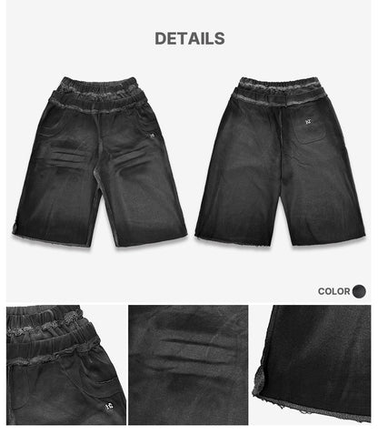 Double Waistband Brushed Shorts
