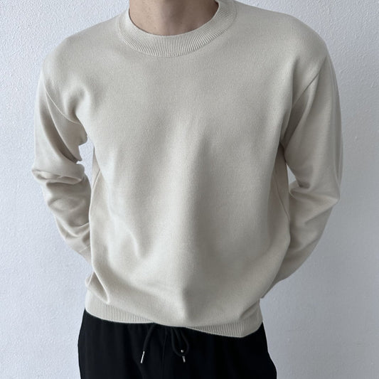 クリーンラウンドニット CREAM 1