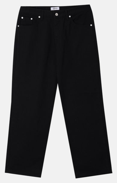 Basic Wide Denim Pants BLACK 商品