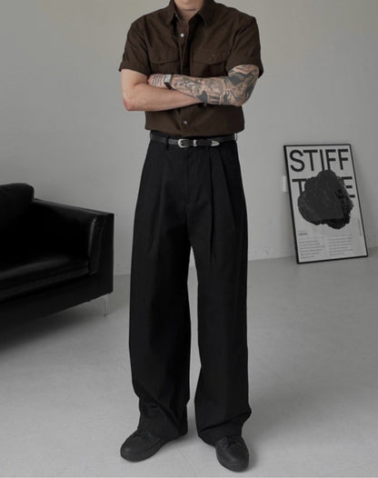 Curren Wide Pants - worn detail 4