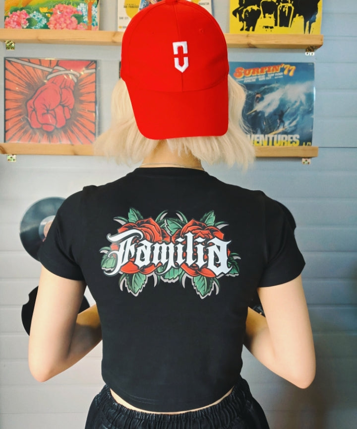 Bloom In Seoul Crop Tee (2 colors)