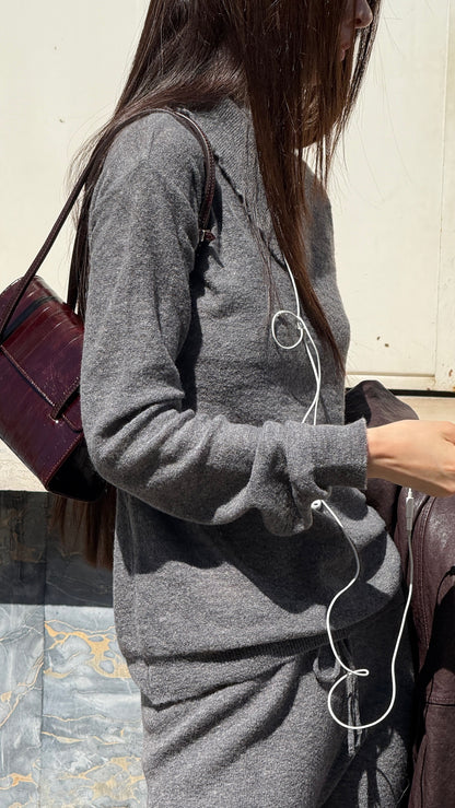 Open-neck Knit