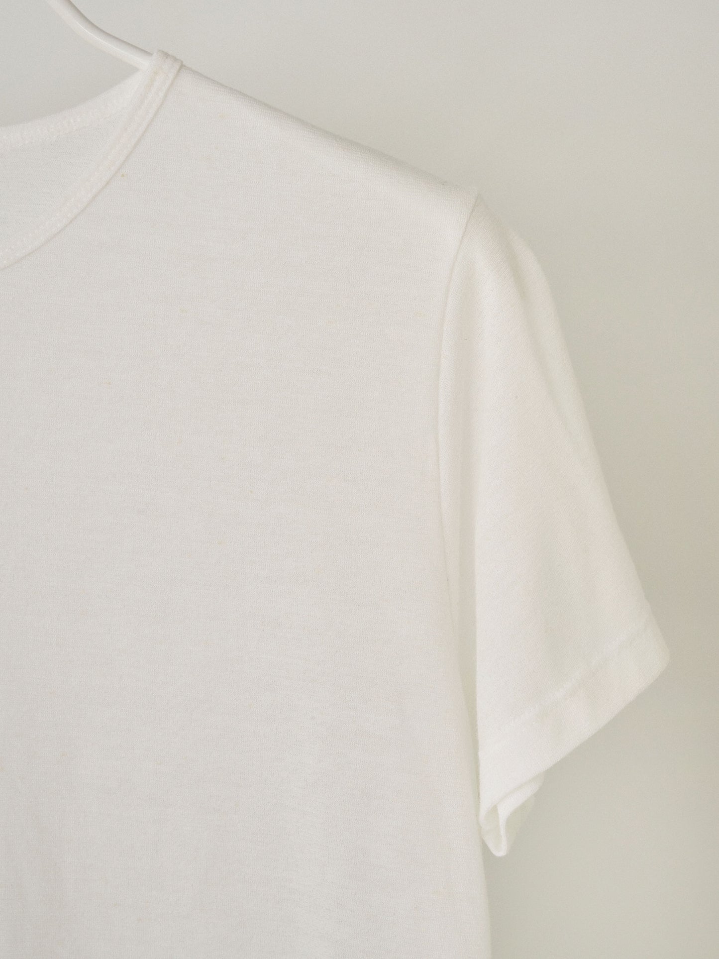 Linen Basic Short Sleeve - Ivory