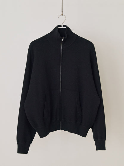 MARAN Ray Zip-up Cardigan - Black 商品画像18/21