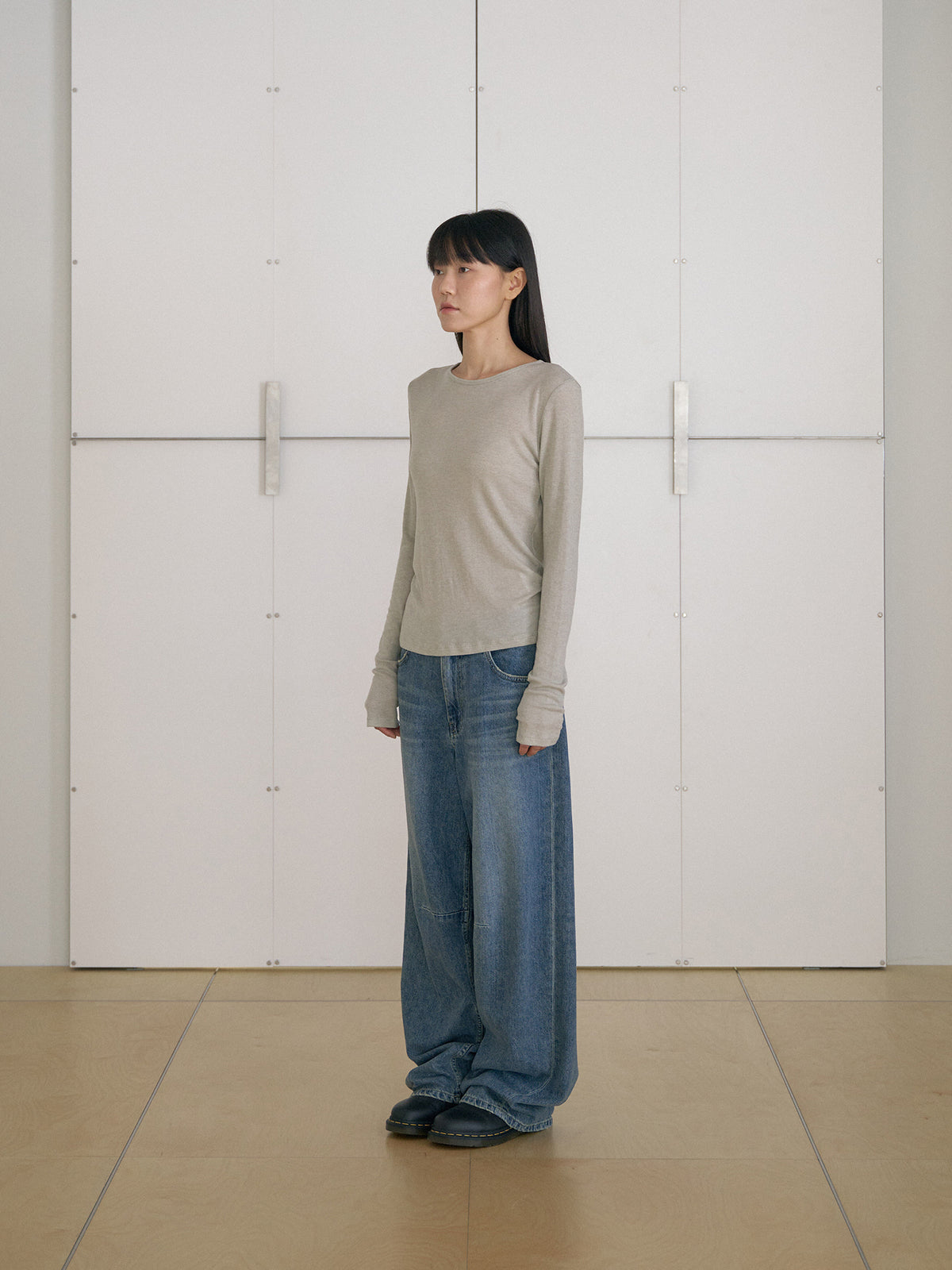 MARAN Finger Hole Long Sleeve - Green 商品画像15/21