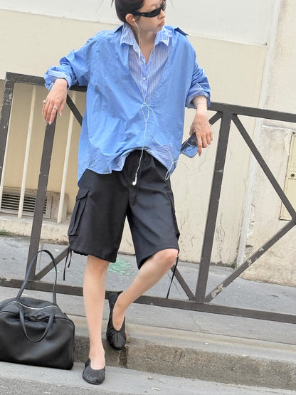 Deep V-neck Shirt